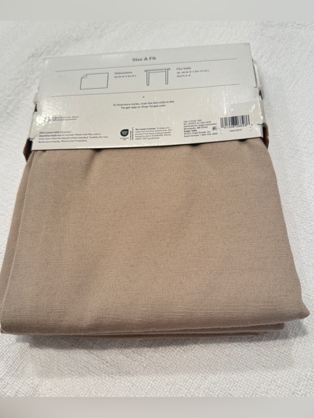 NEW Threshold Rectangular Tablecloth - Picture 3 of 3